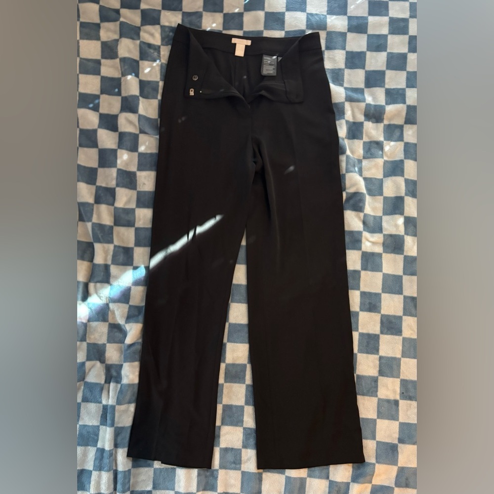 H&M black trouser pants
